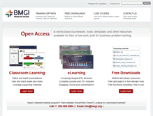 Tablet Screenshot of bmgi.org